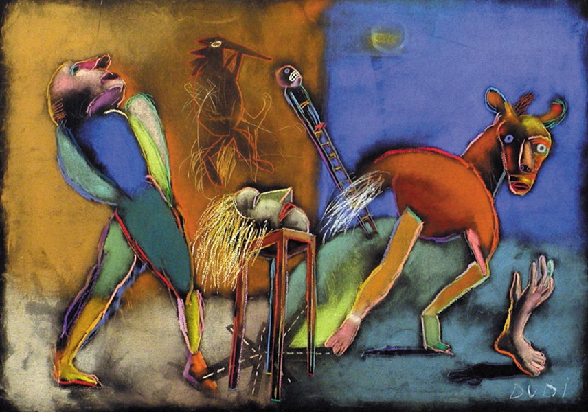 Przynieście mi głowę malkontenta&nbsp;&nbsp;&nbsp;&nbsp;1996&nbsp;&nbsp;&nbsp;&nbsp;olej&nbsp;&nbsp;&nbsp;&nbsp;142 x 193cm